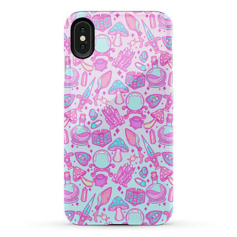 Pastel Goth Witch Pattern Phone Case